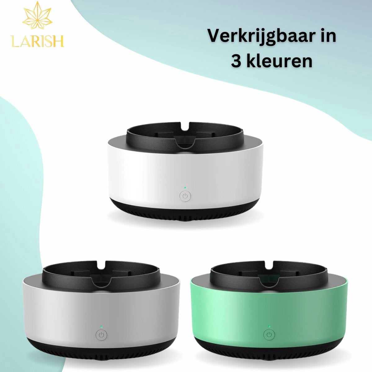 Asbak met Afzuiging | Luchtreiniger | Lichtgewicht & Rookfilter - DutchFlow